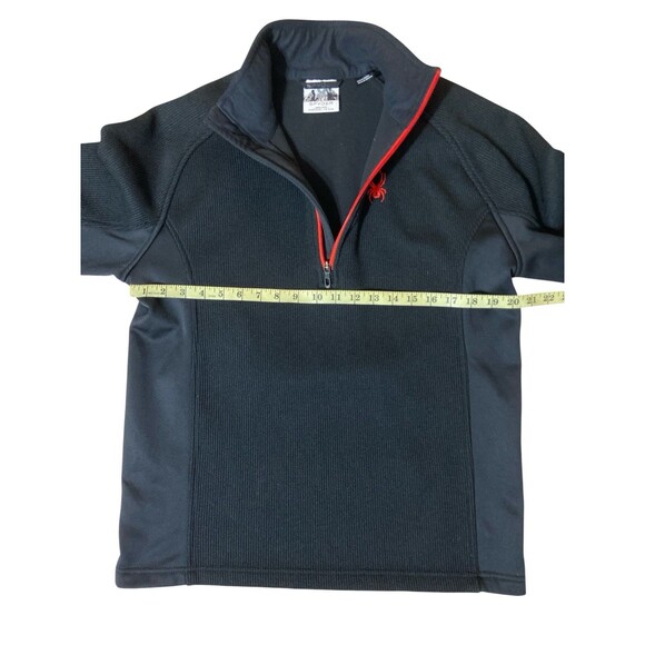 Spyder Men’s 1/4 Zip‎ Pullover Fleece Jacket Black Red Logo Size L Large Outdoor - Picture 6 of 9